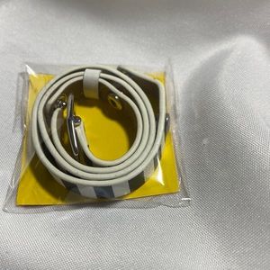 Navy and white leather wrap bracelet from origami owl